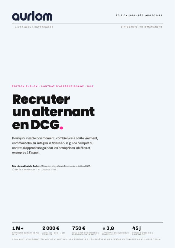 Recruter un alternant en DCG