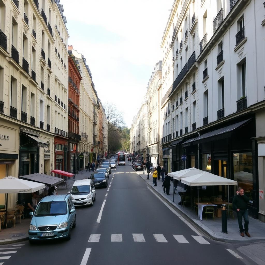 Avenue Parmentier dans le 11e arrondissement de Paris