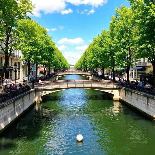 Canal Saint-Martin à Paris