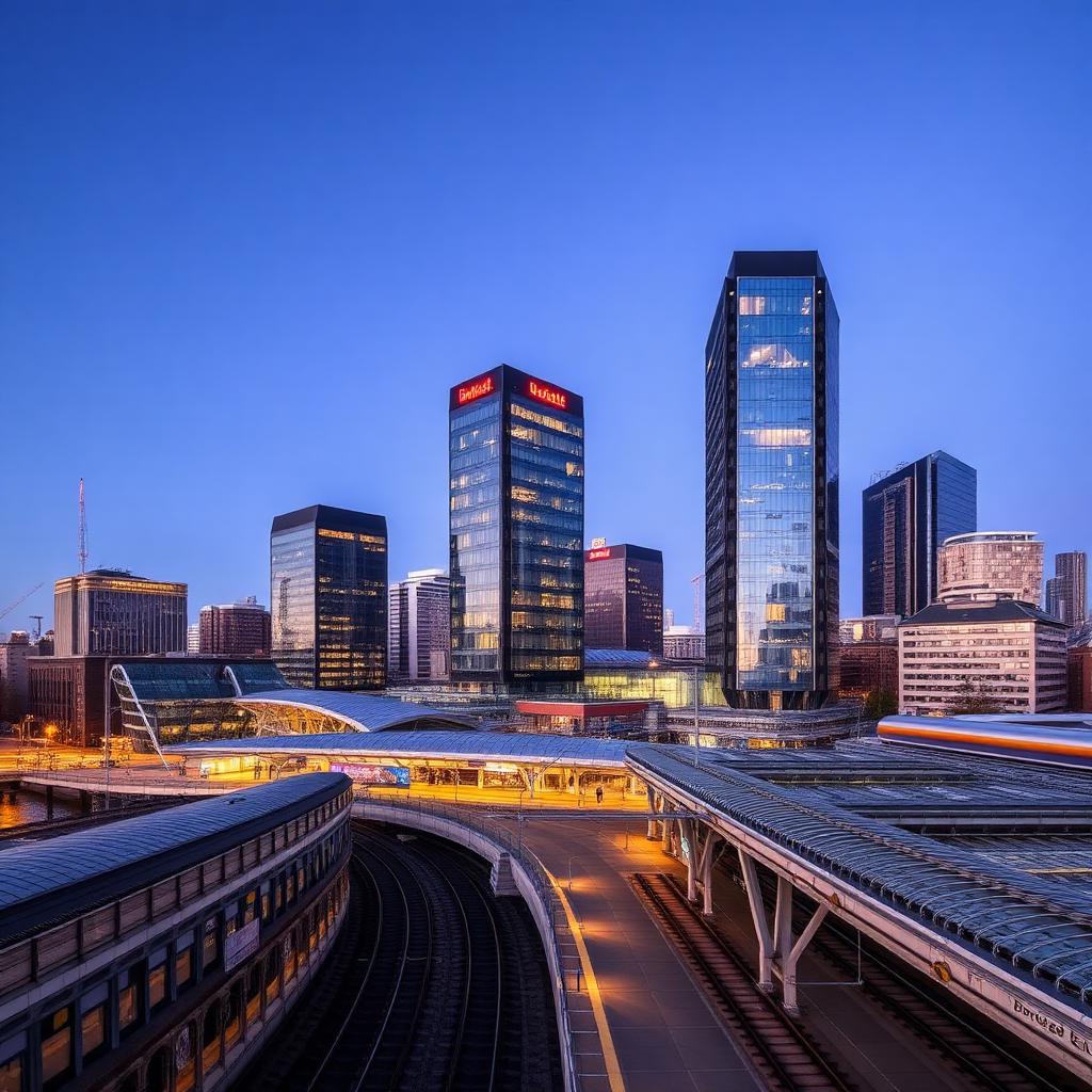 Quartier d'affaires Euralille et gare Lille-Europe