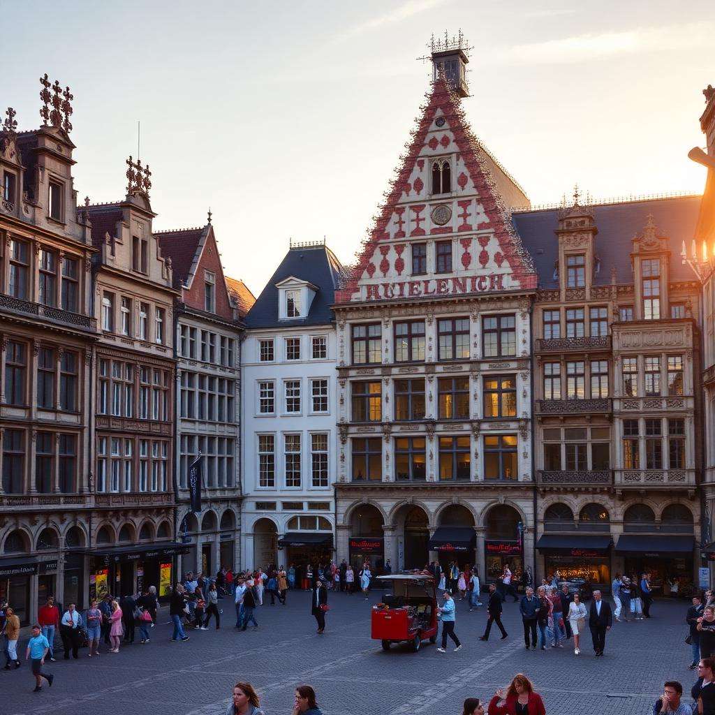 Grand-Place de Lille et façades flamandes