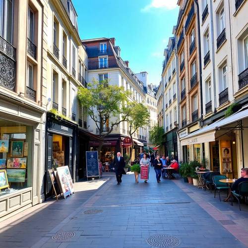 Haut Marais, quartier branché parisien