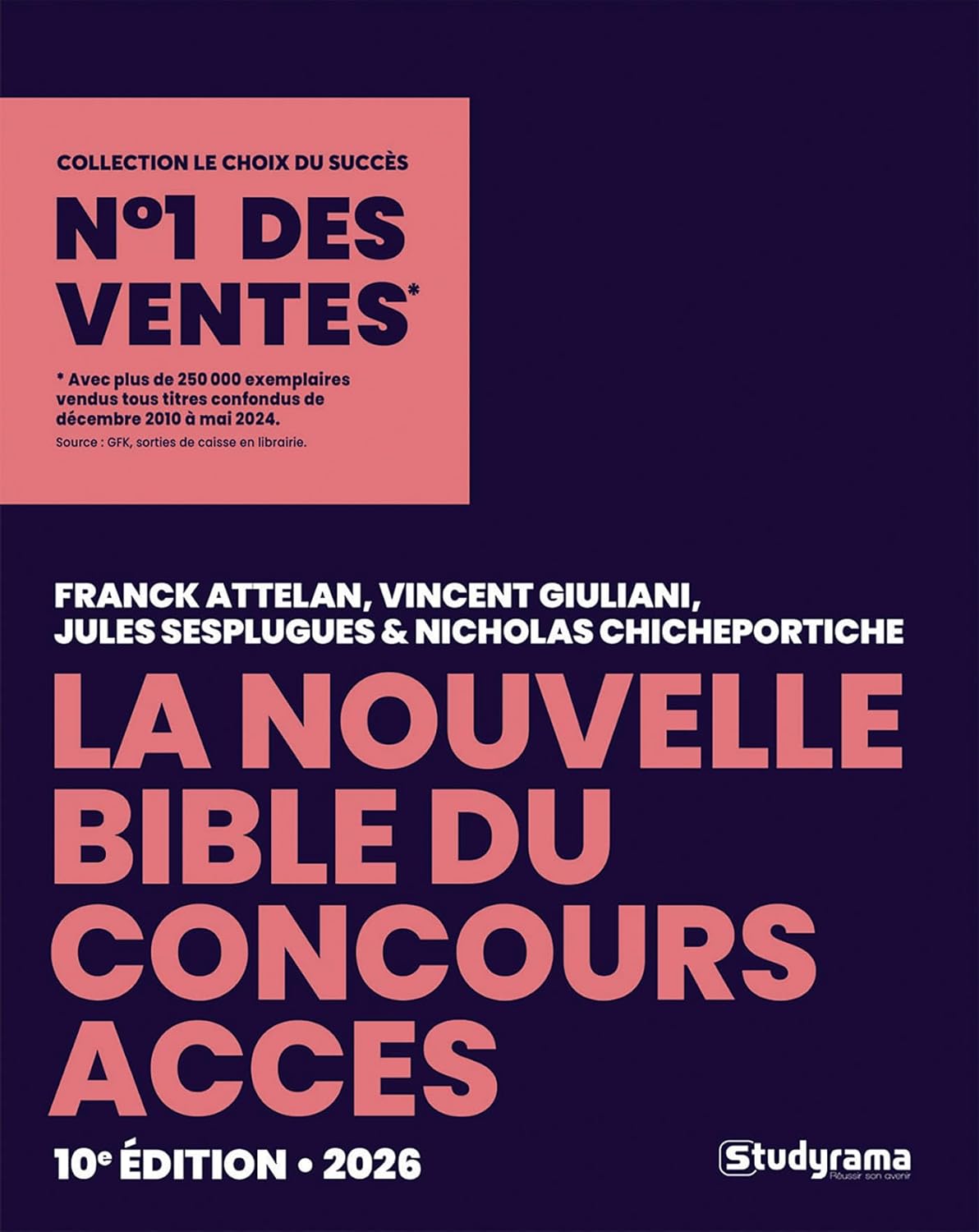 La Nouvelle Bible du Concours ACCÈS - 10e édition 2026