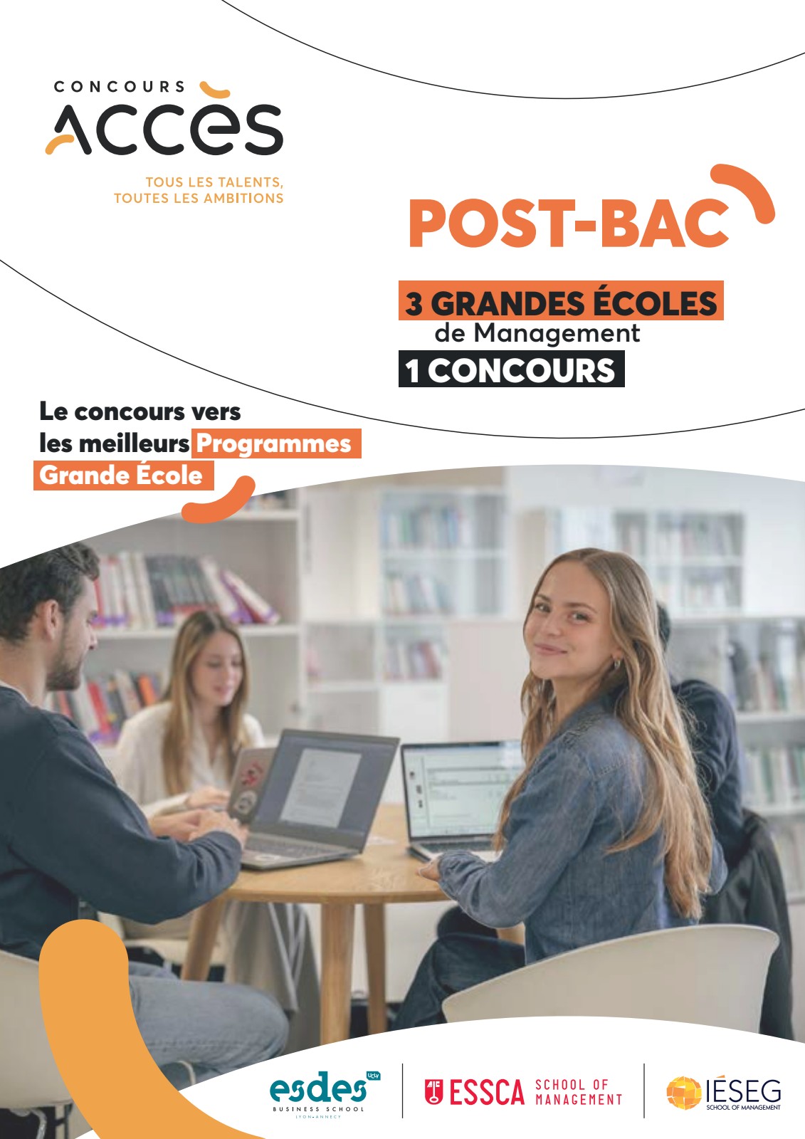 Couverture de la brochure Concours ACCÈS - Brochure officielle du concours