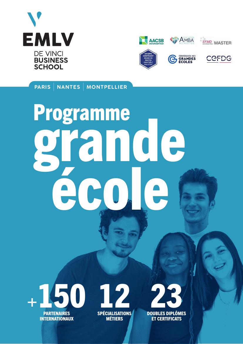 Brochure EMLV - École de Management Léonard de Vinci