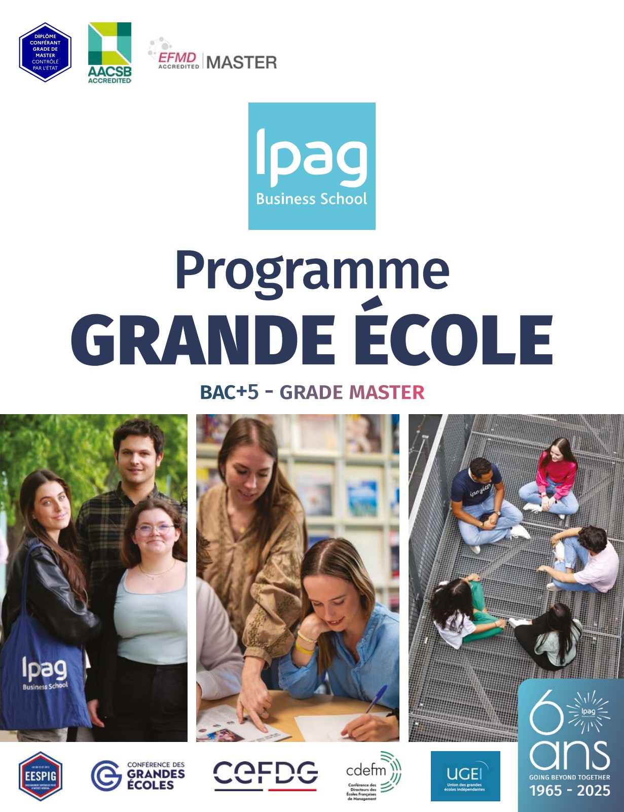 Couverture brochure IPAG PGE