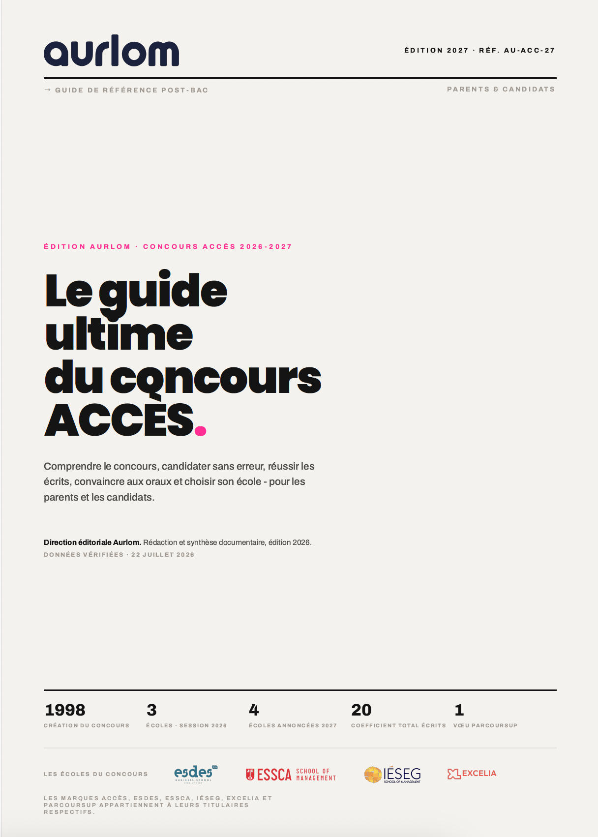 Le guide ultime du concours ACCÈS