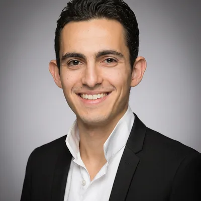 Portrait de Simon Baruch, ancien étudiant Aurlom